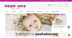 Desktop Screenshot of peekaboo.my
